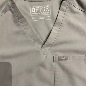 Figs scrubs cement xxs pair